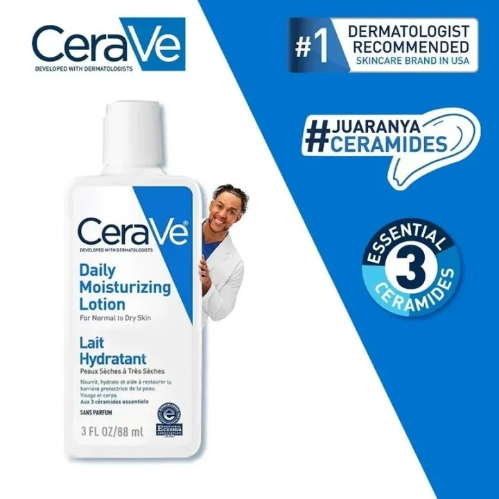 CeraVe Daily Moisturizing Lotion for Dry Skin - Hydrating & Non-Greasy